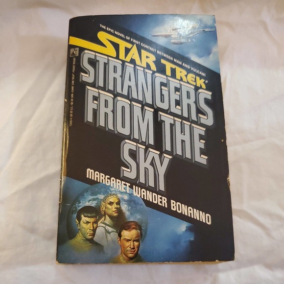 Star Trek Strangers From The Sky by Margaret Wander Bonanno Paperback Kirk Spock - Picture 1 of 7